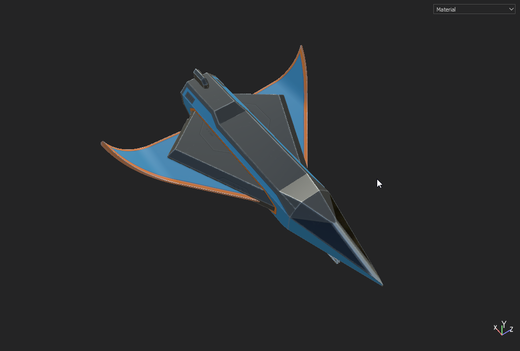 Cute little space ship